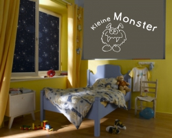 kleine Monster 002 - Wandtattoo